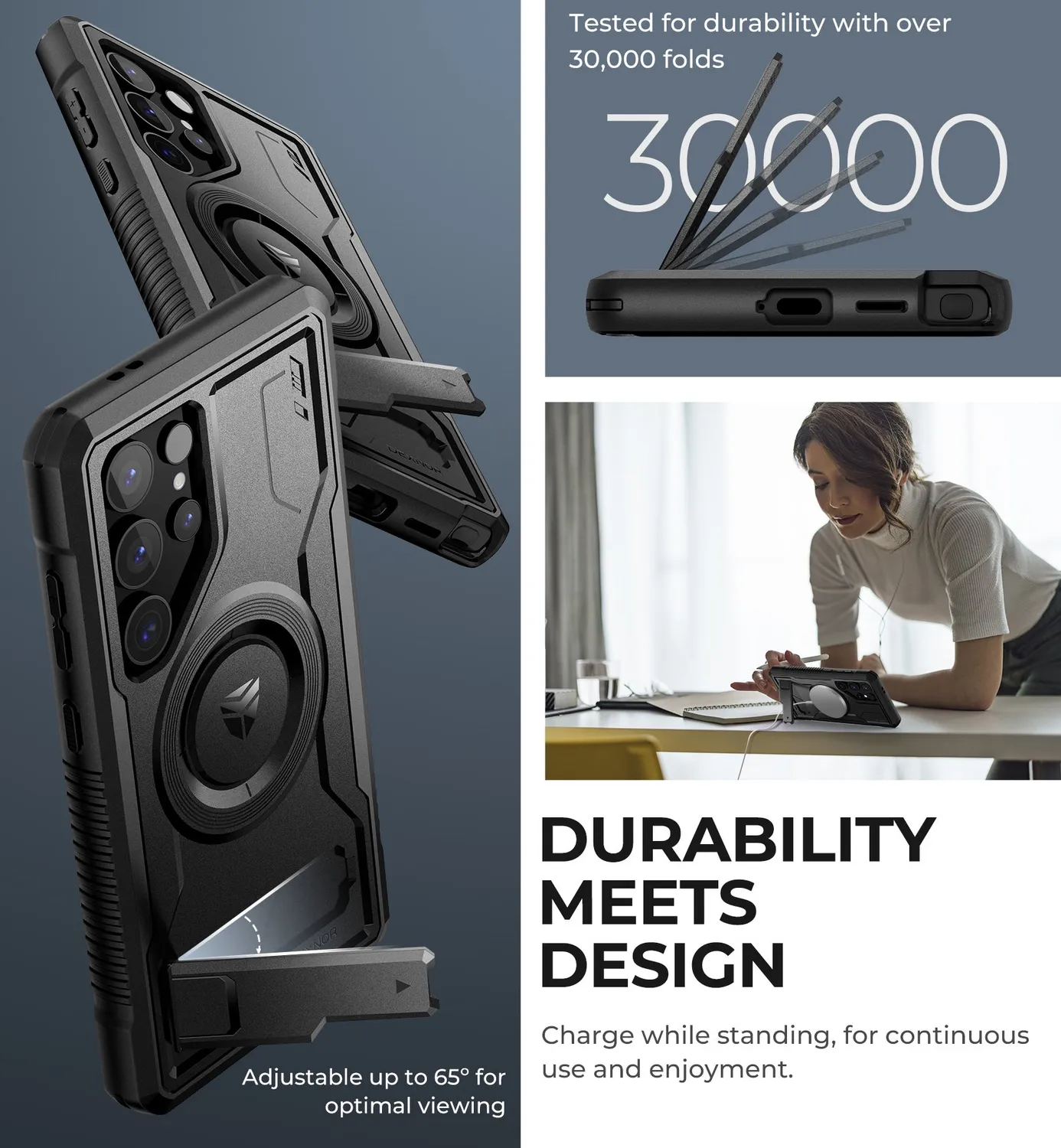Dexnor S24 Ultra custodia magnetica nera MagSafe