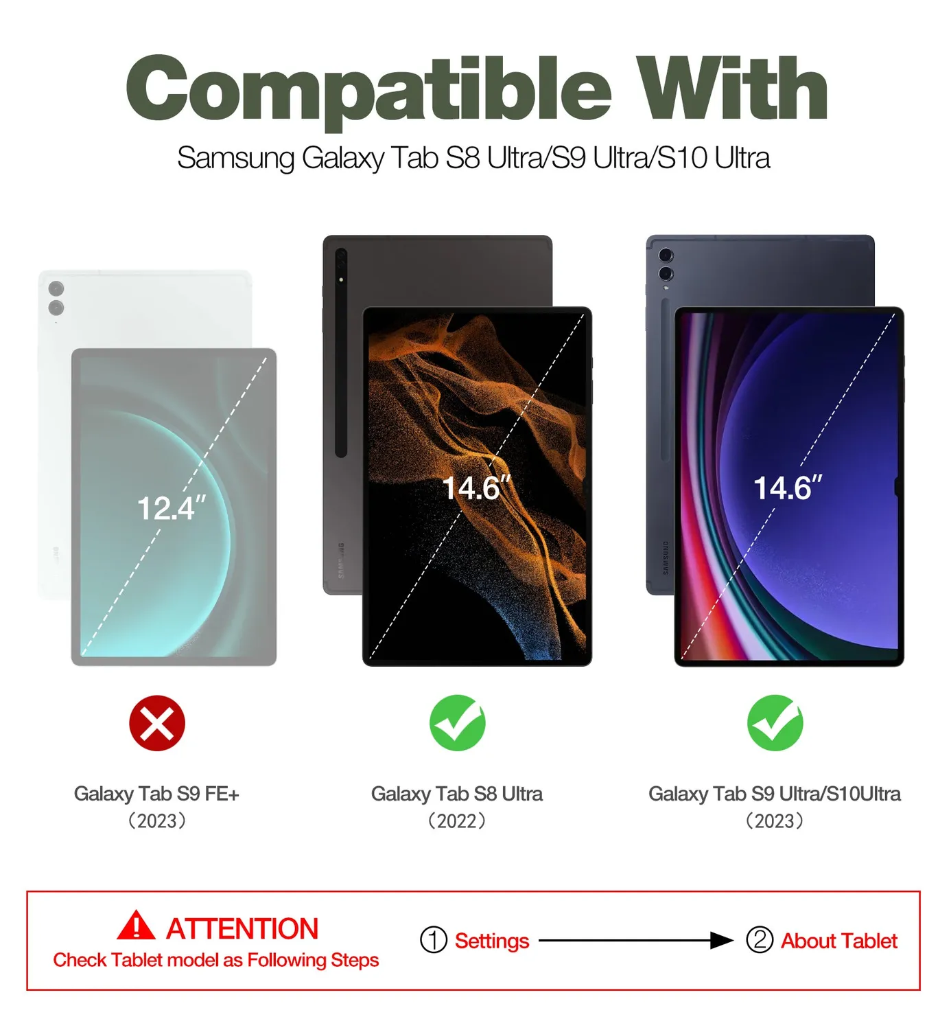 Dexnor Tab S10 Ultra 14.6 cover blu con stand penna