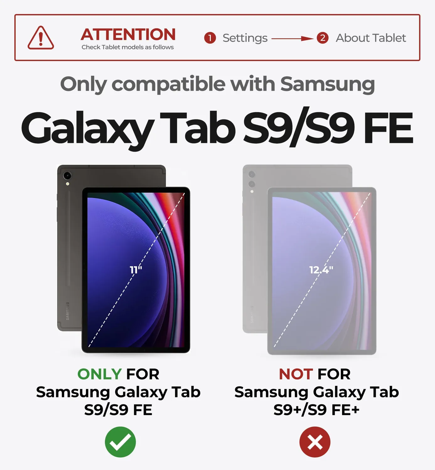 Dexnor cover tastiera Galaxy Tab S9 11" nera italiana