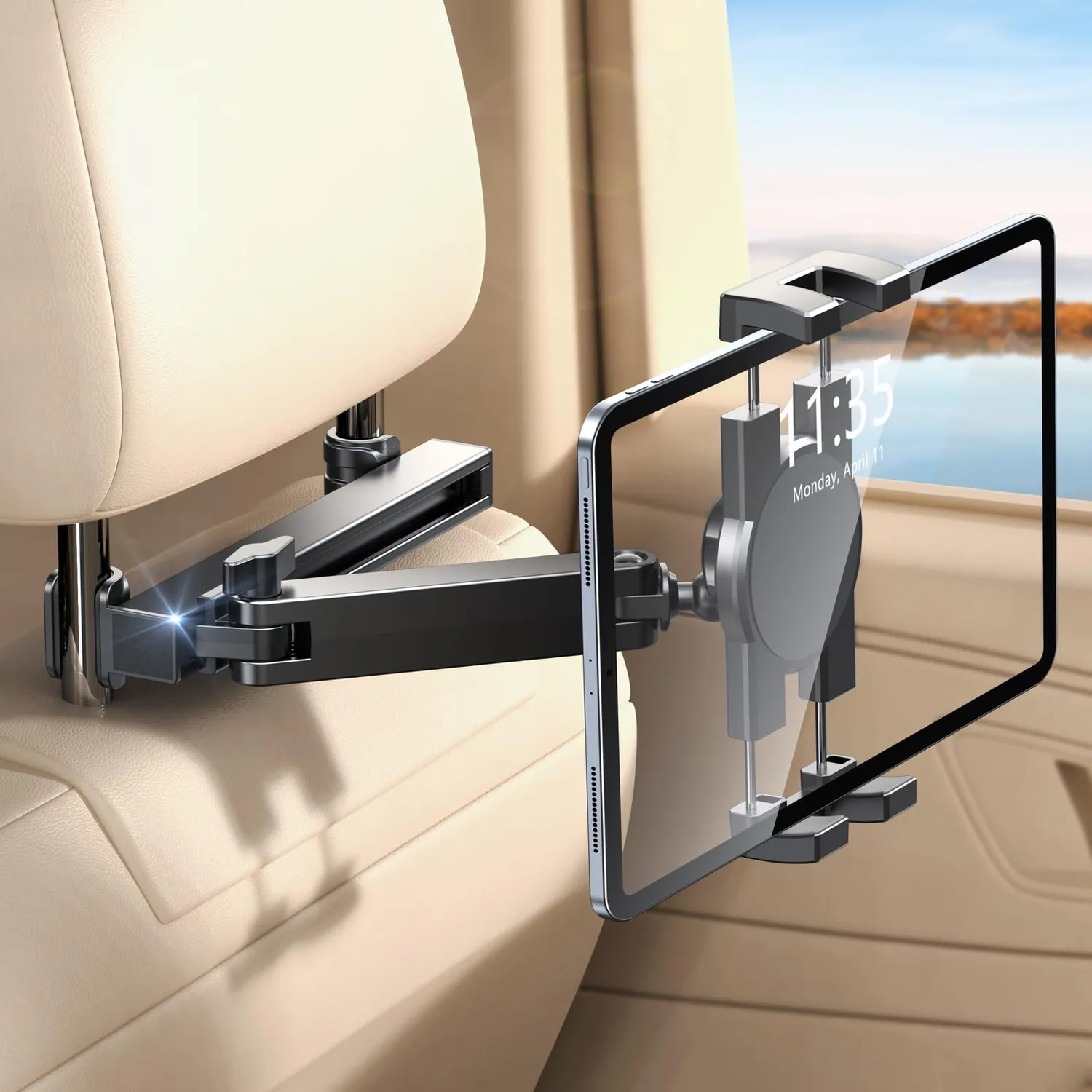 EOIWUY Supporto Tablet Auto Poggiatesta 4,7-12,9 Pollici