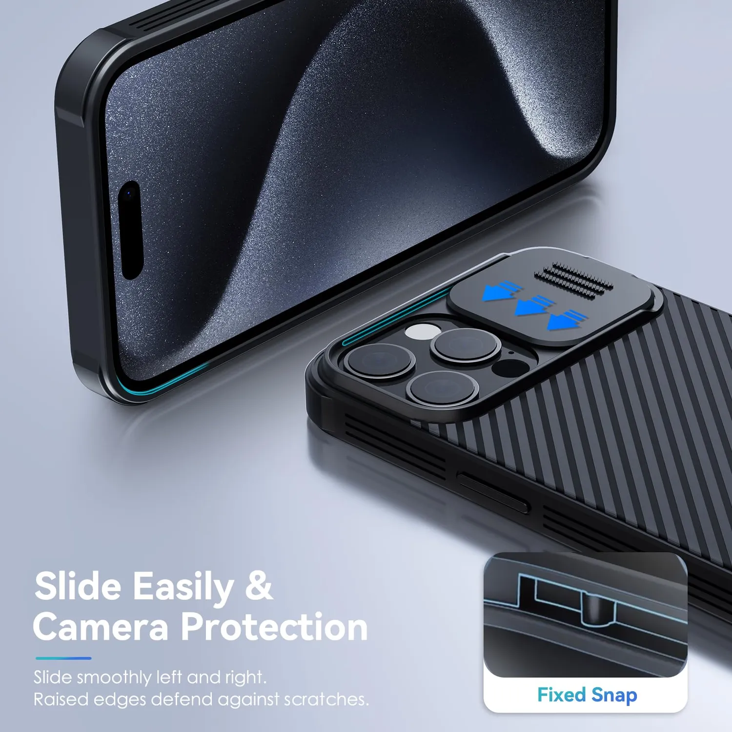 CloudValley iPhone 15 Pro Max cover nera MagSafe