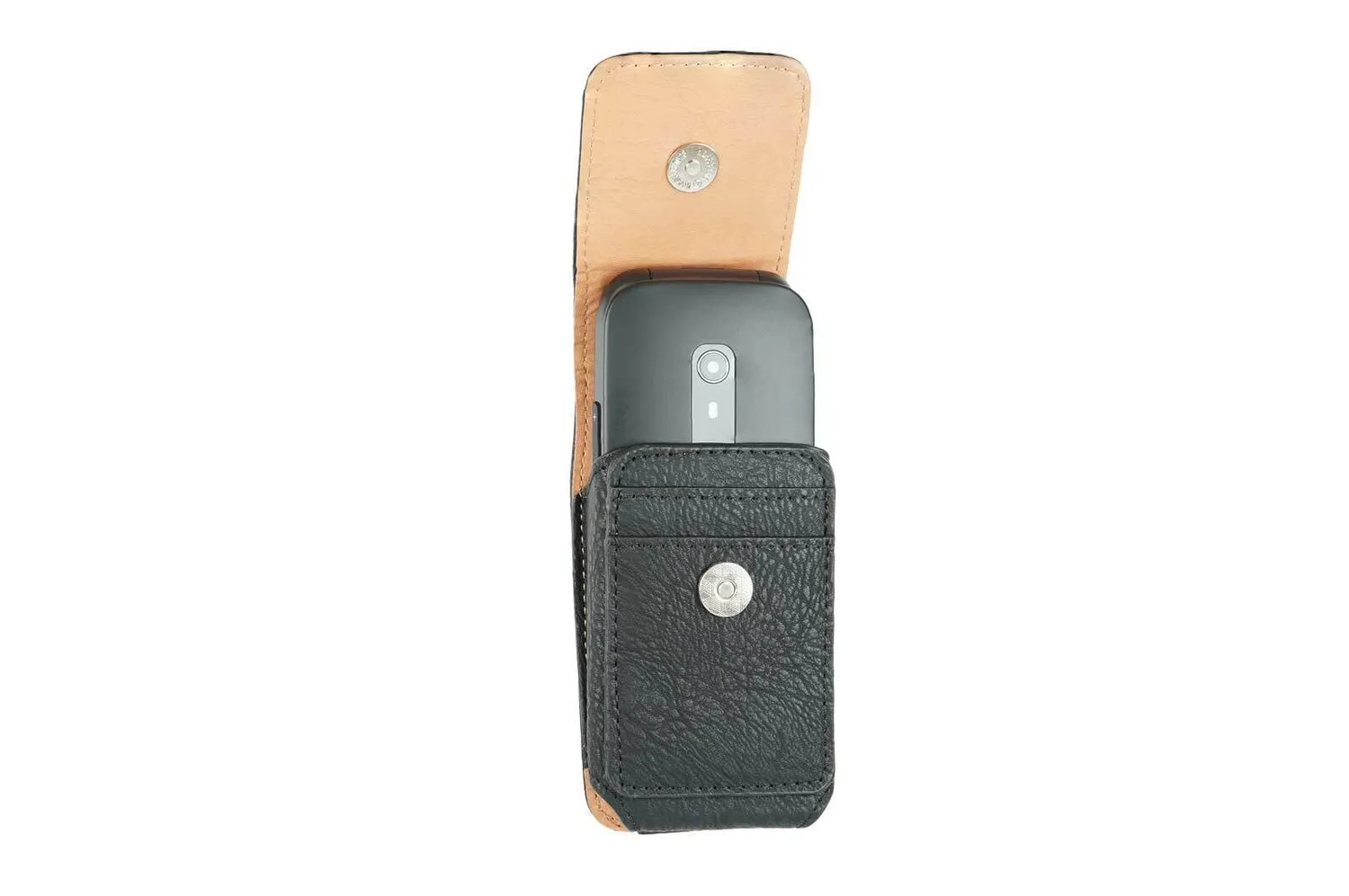 caseroxx Outdoor Panasonic KX-TU550 tasca pelle nera cintura