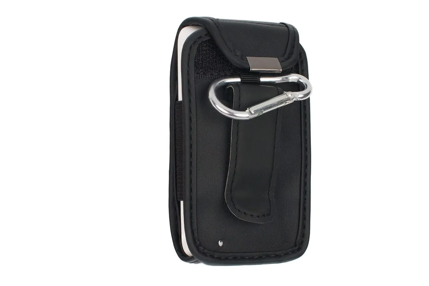 caseroxx Dexcom G7 custodia pelle clip cintura nero con finestra