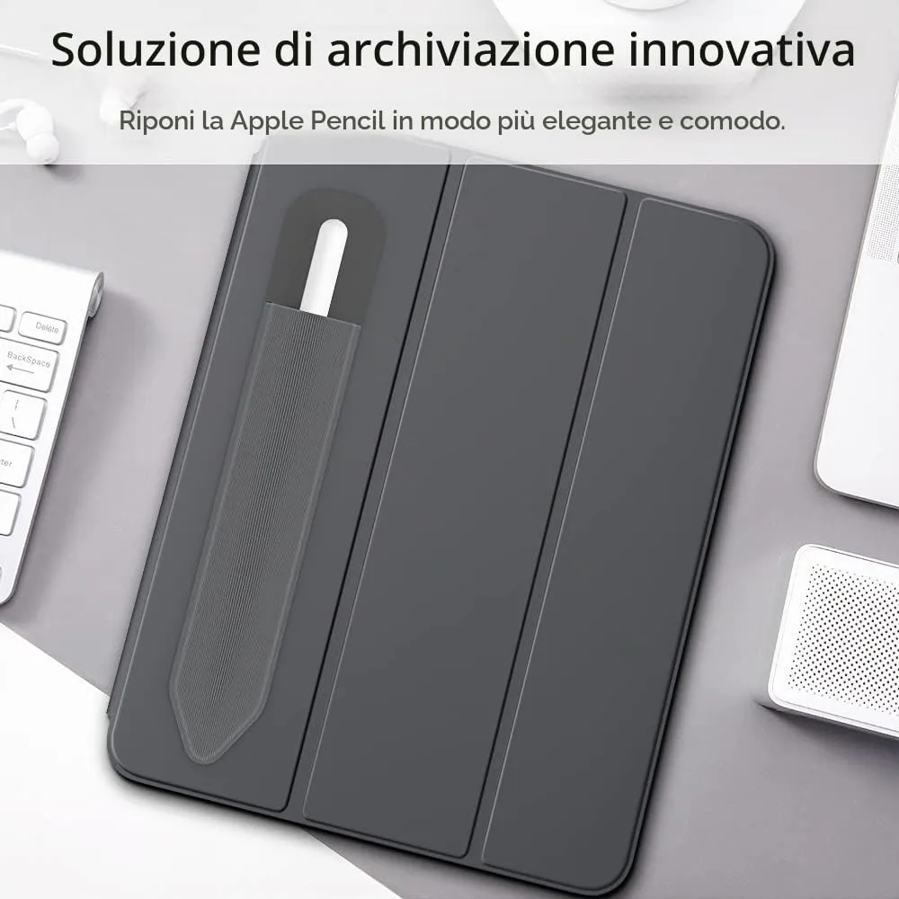 MoKo Apple Pencil Pro USB-C porta penna grigio scuro adesivo