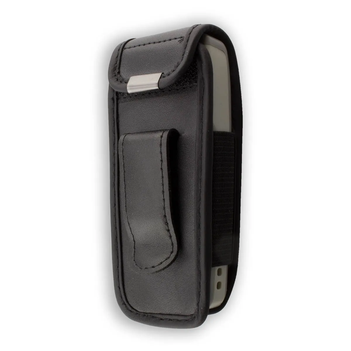 caseroxx Custodia cintura pelle Nokia 1110/1110i/1112 nera vera pelle