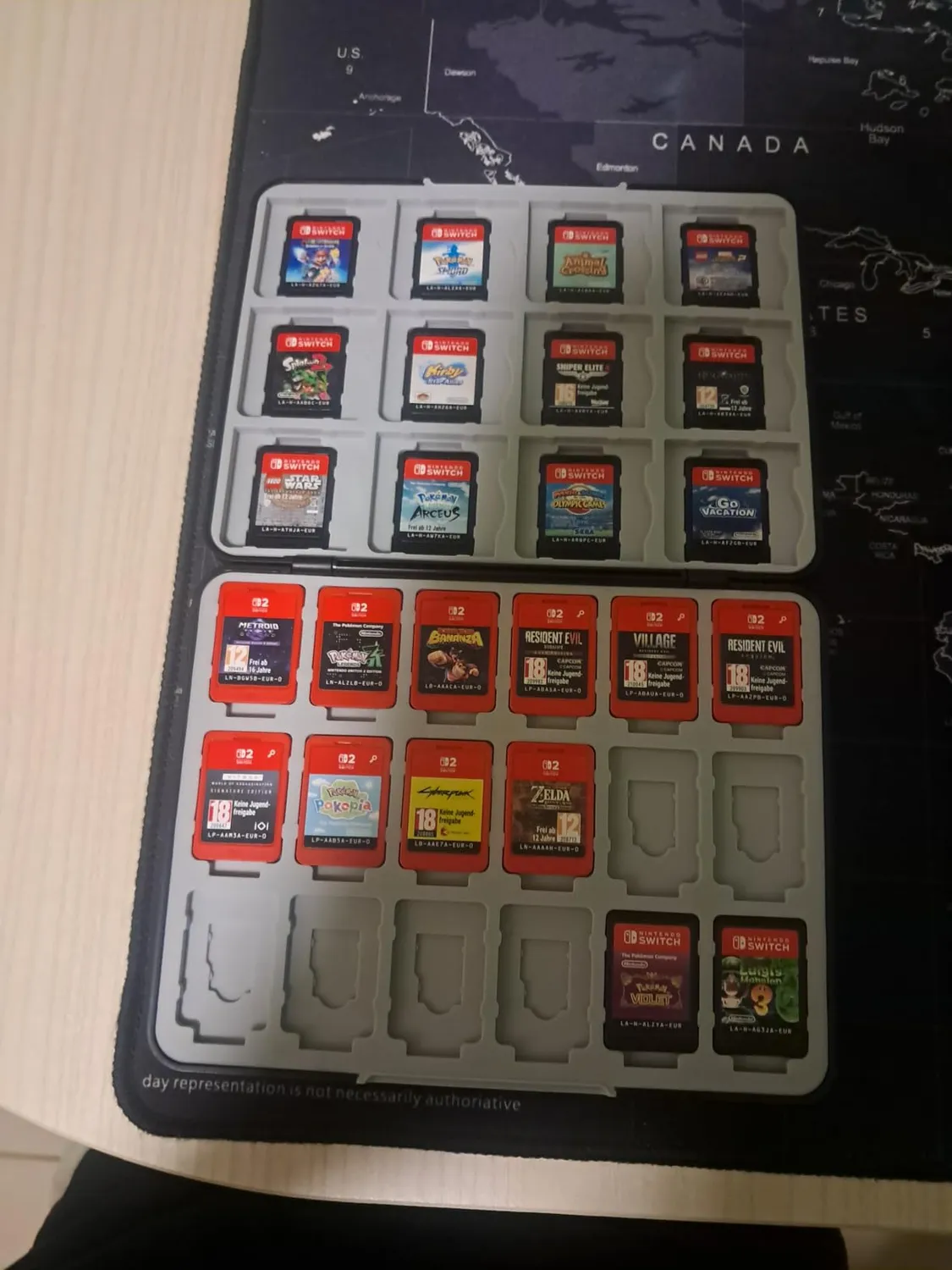 MoKo custodia 60 schede Nintendo Switch chiara magnetica