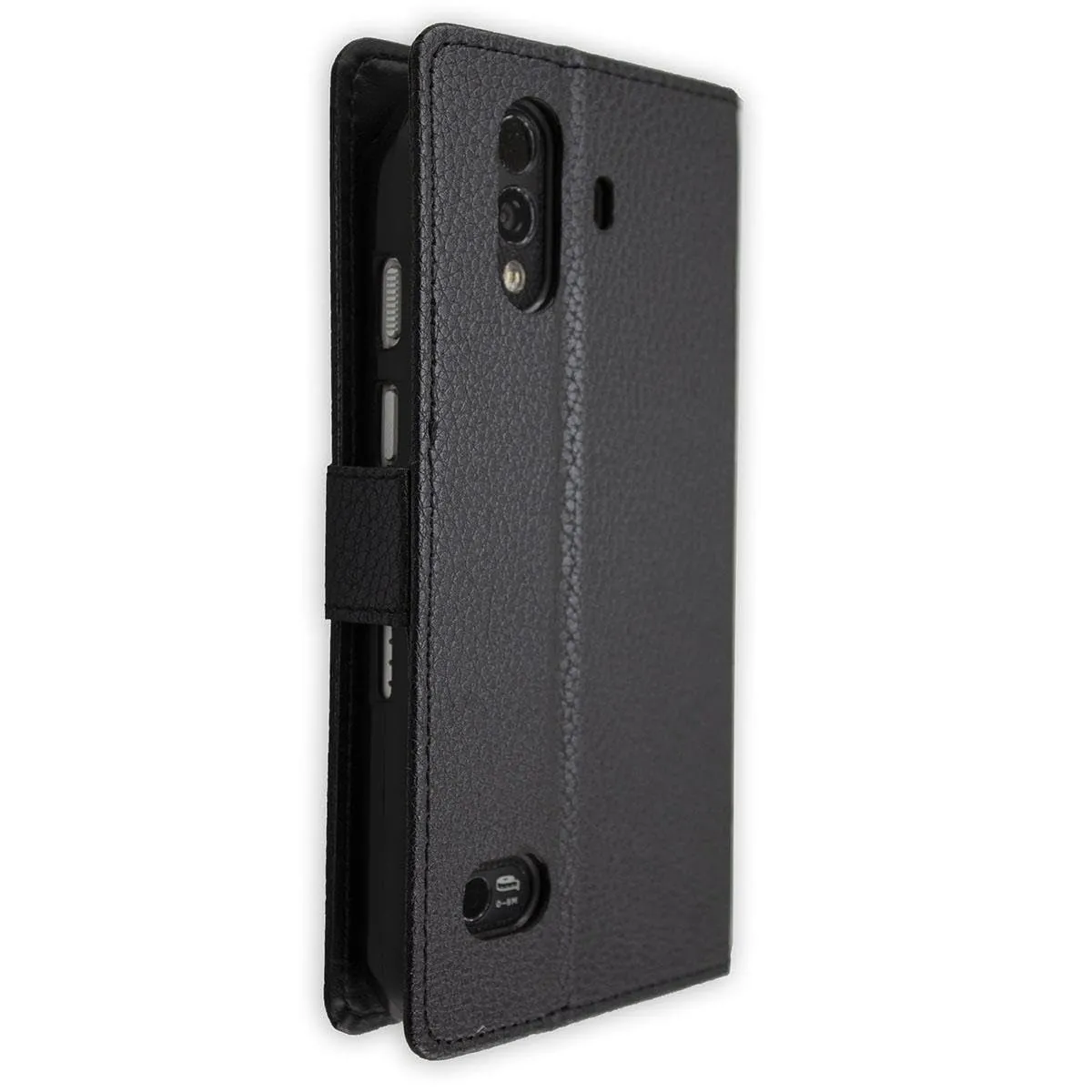 caseroxx Bookstyle Cat S61 custodia a libro nera antiurto