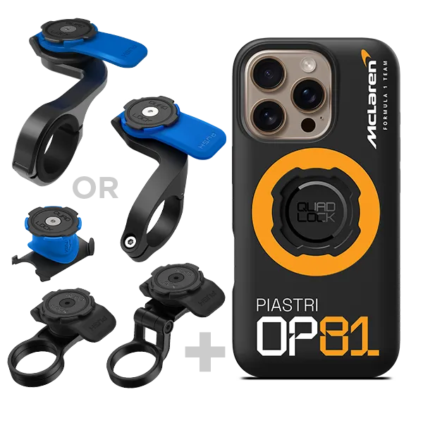 Quad Lock Oscar Piastri kit bici edizione McLaren