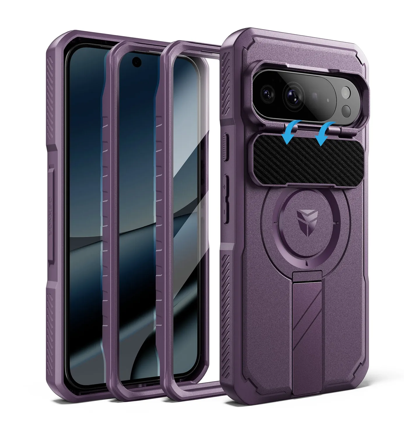 Dexnor Pixel 10 Pro XL cover nera antishock MagSafe