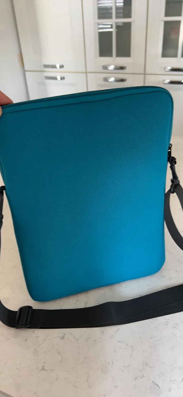MoKo Sleeve 12.9 pollici blu pavone poliestere con tasca