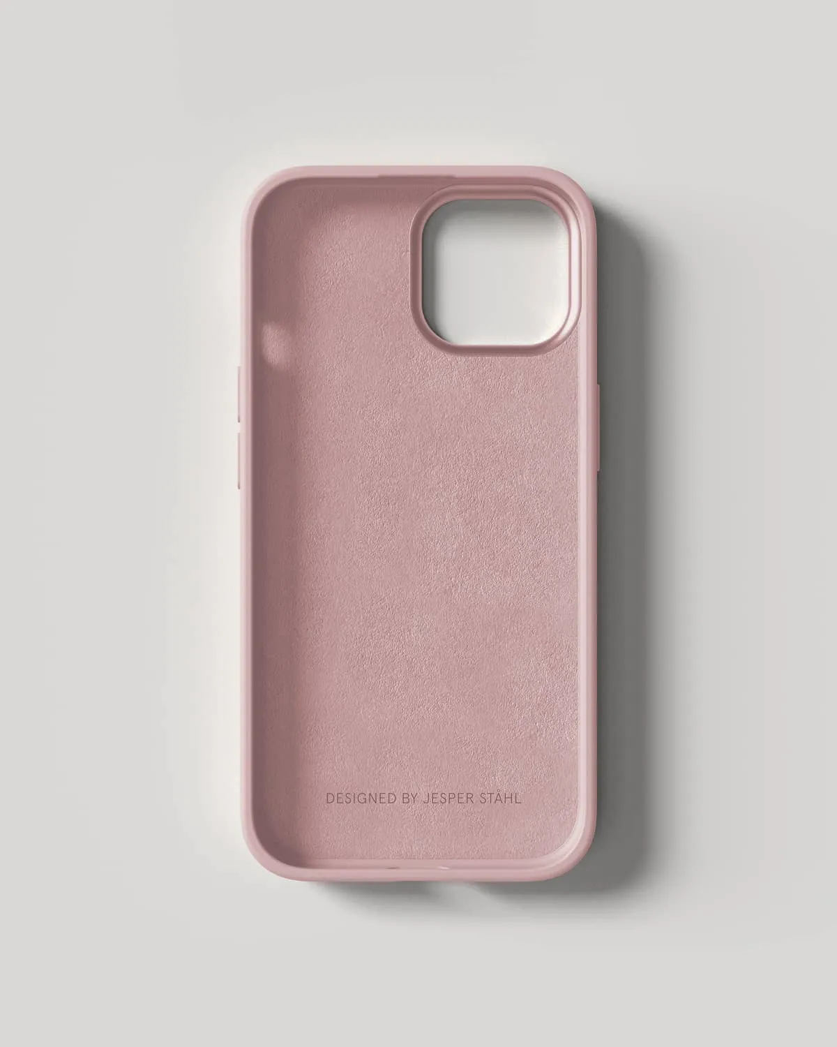 Nudient Bold Case cover iPhone 15 Dusk Pink con MagSafe