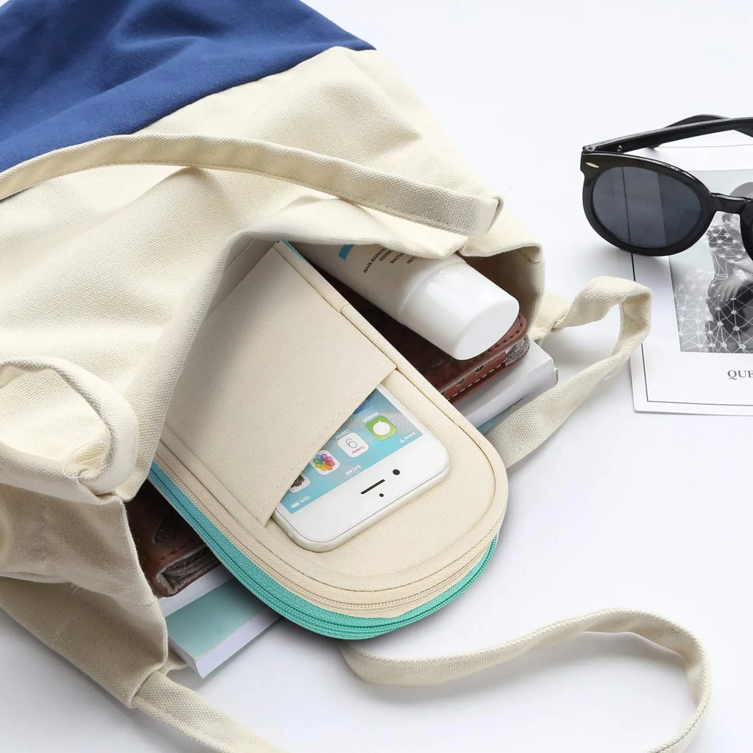 MoKo astuccio portamatite tela grande capacità organizer