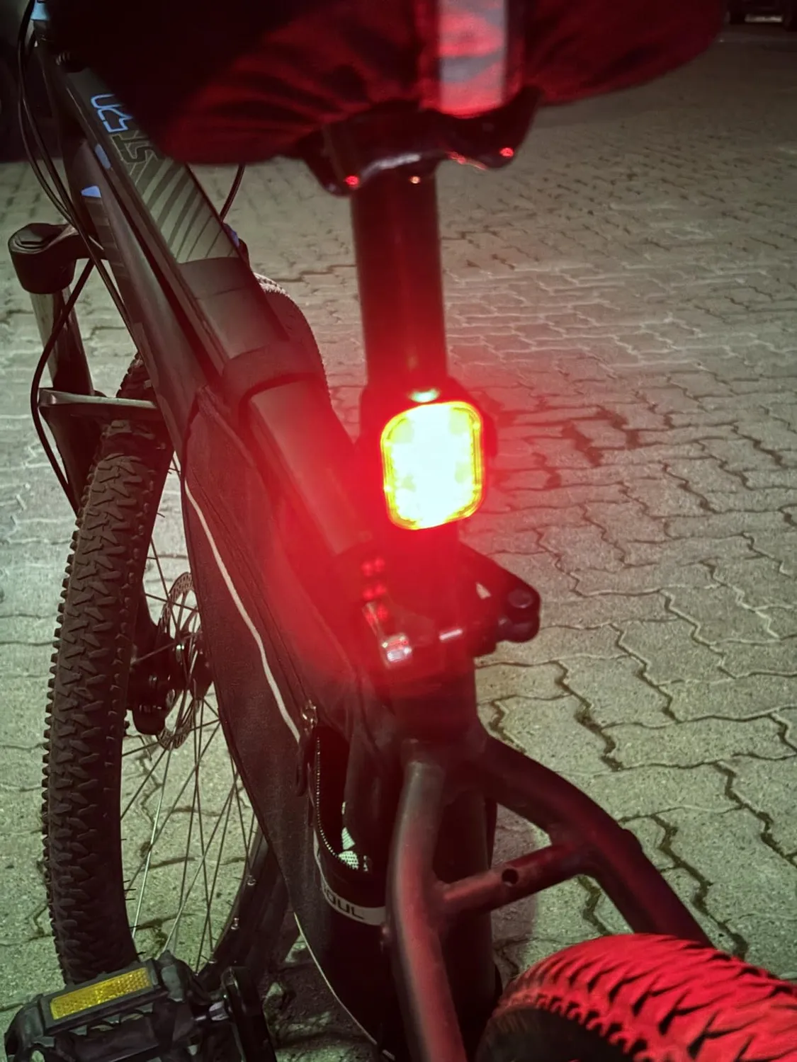 EOIWUY luci bici LED anteriore+posteriore USB-C 1 set IP65