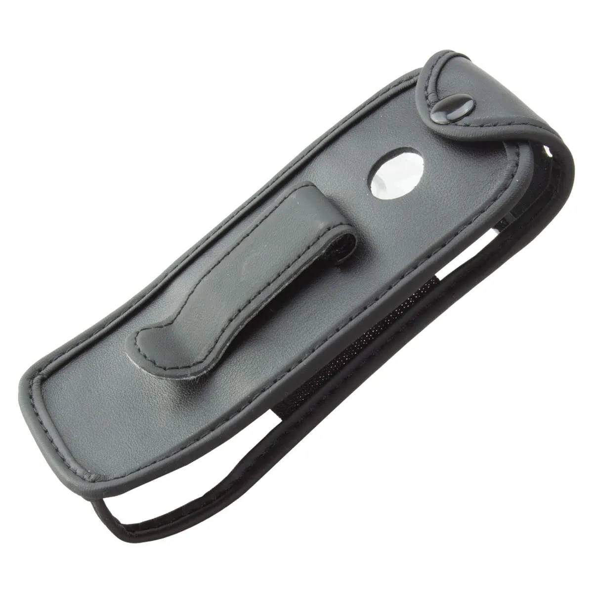 caseroxx Borsa Pelle Nokia 105 110 4G Nera con Clip
