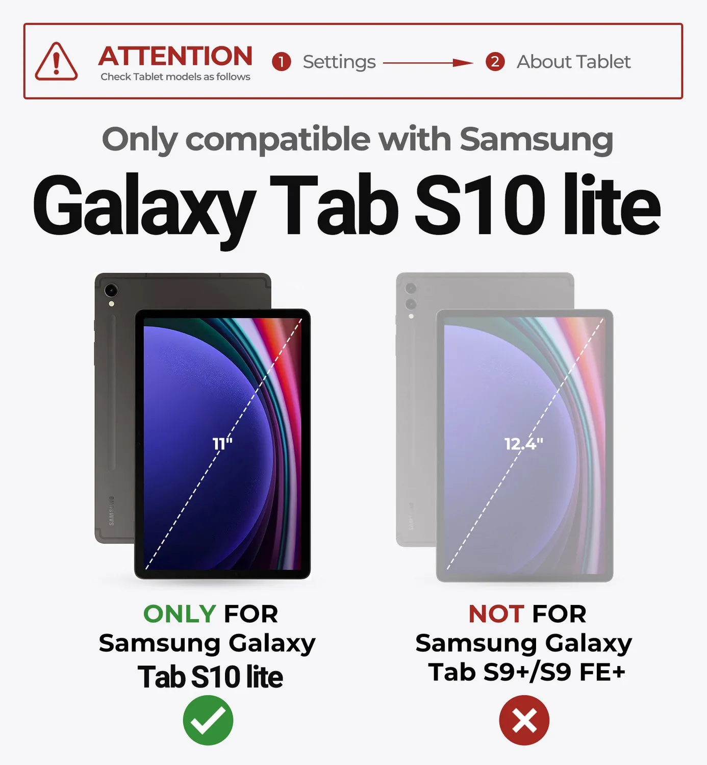 Dexnor Cover con Tastiera Tab S10 Lite 10,9 Nera Italiana Retroilluminata