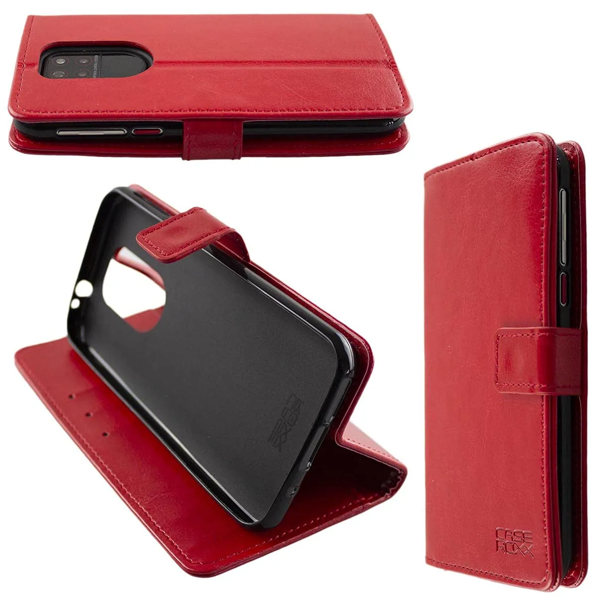 caseroxx Bookstyle Emporia Smart 5 custodia a libro azzurro chiaro carte