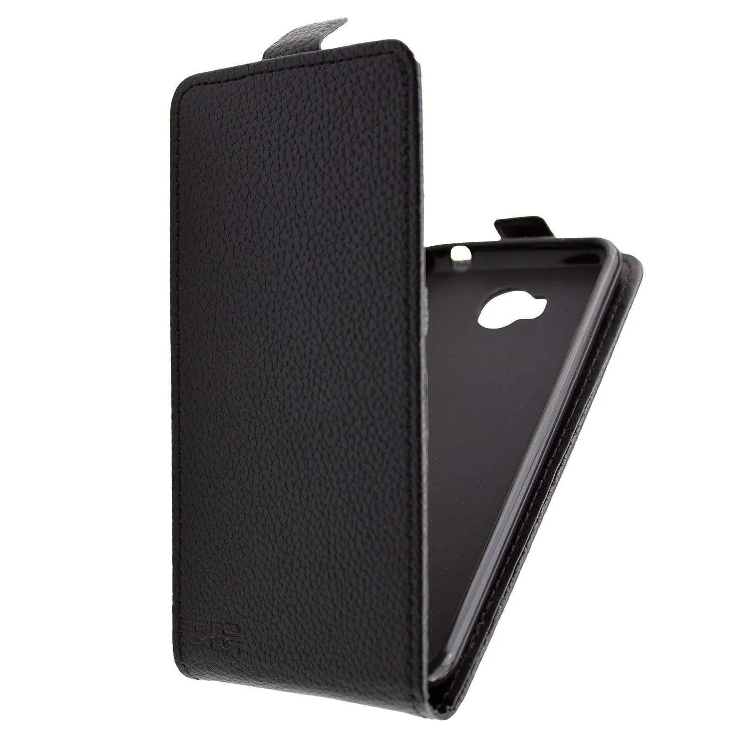 caseroxx Archos 50 Cobalt flip cover nera magnetica