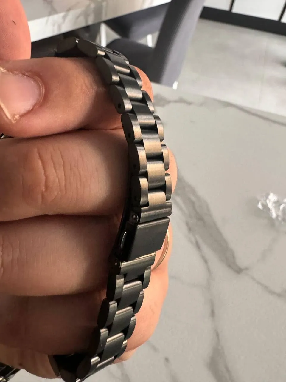 MoKo Cinturino Acciaio Sottile Apple Watch Luce delle Stelle