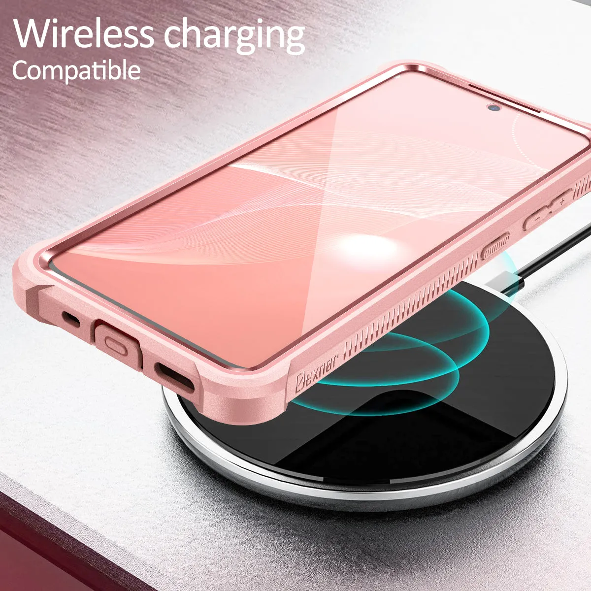 Dexnor Galaxy S20 custodia rosa 360 trasparente