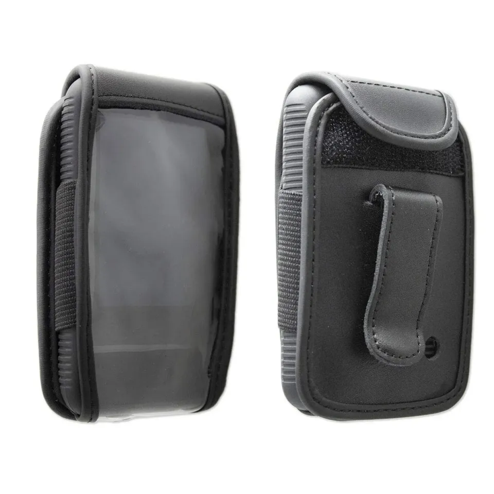 caseroxx Borsa Pelle Dexcom G6 Nera con Clip Cintura