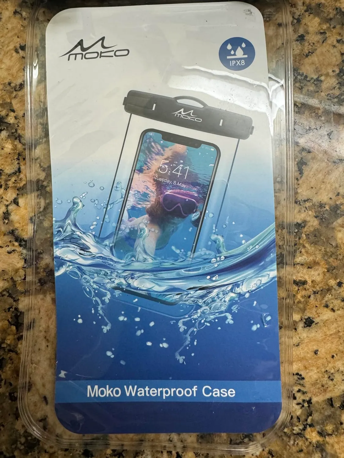 MoKo custodia impermeabile telefono IPX8 trasparente 3 pezzi