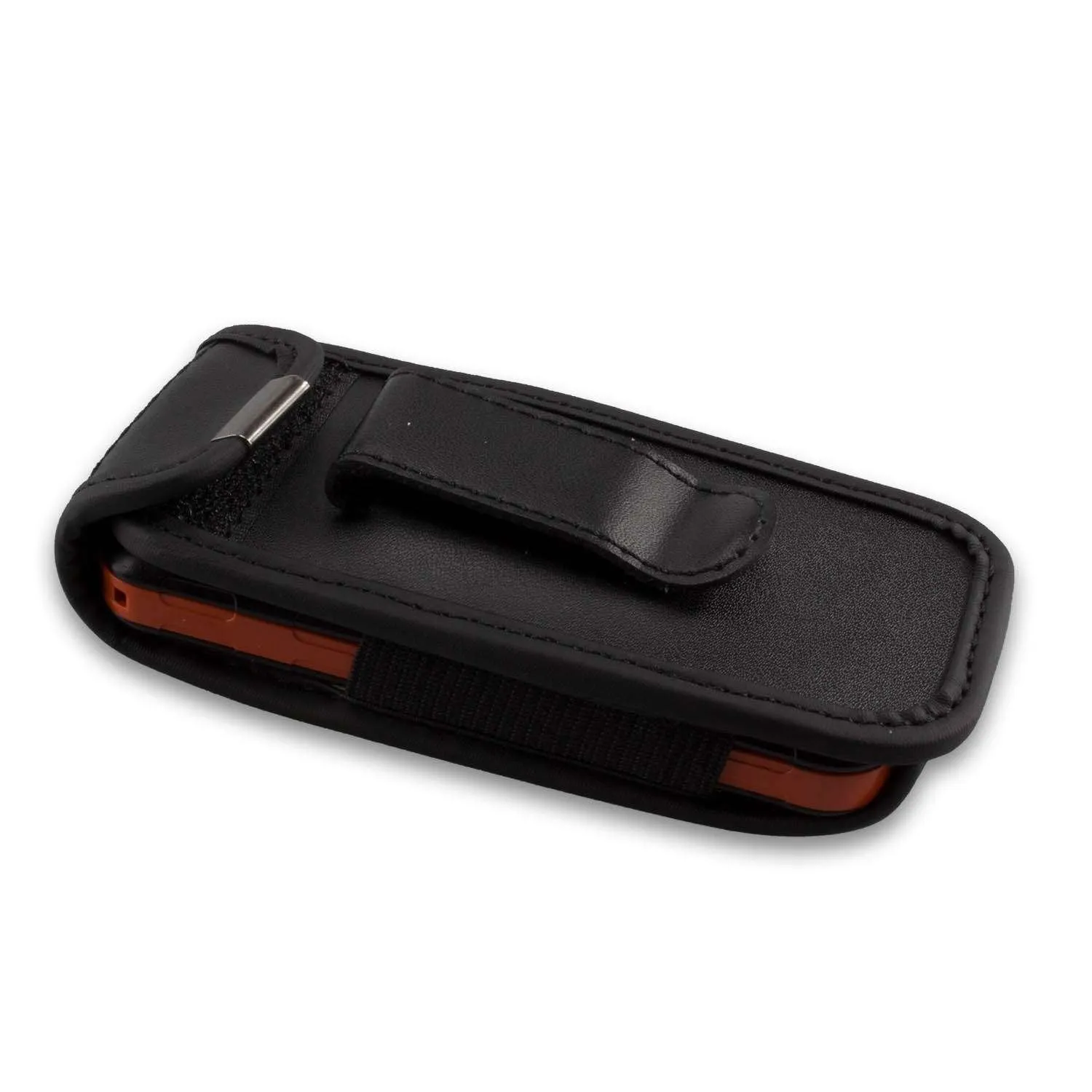 caseroxx Samsung E1130 Borsello pelle nero con clip cintura