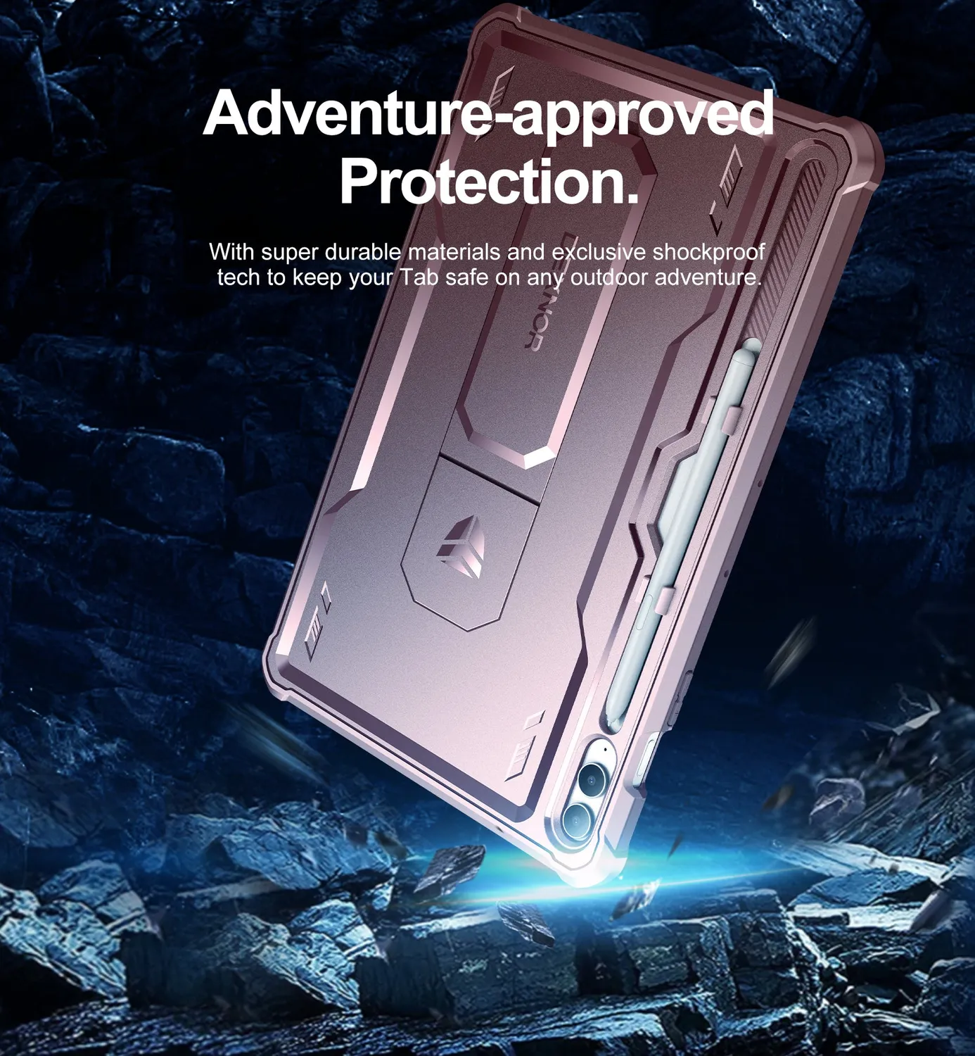 Dexnor Tab S9 FE Plus Cover tablet rosa penna