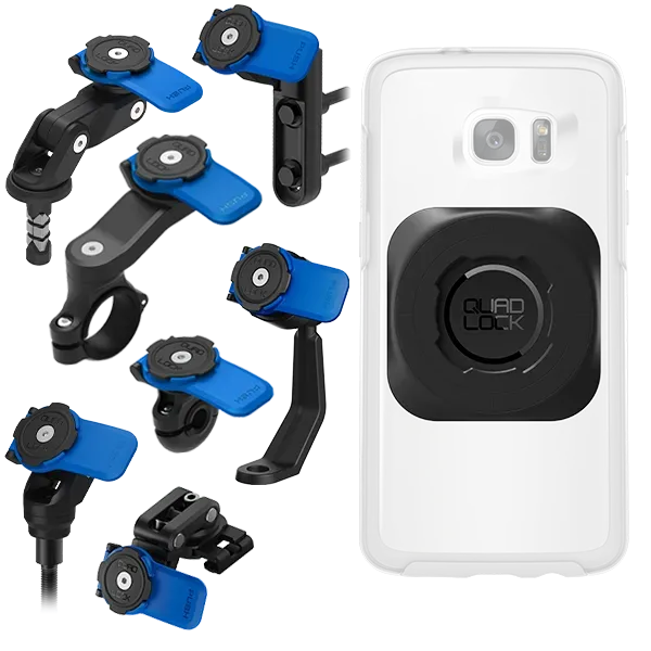 Quad Lock Kit Moto Universale supporto manubrio bundle nero