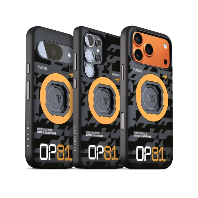 Quad Lock MAG custodia Oscar Piastri 2026 iPhone 17 magnetica