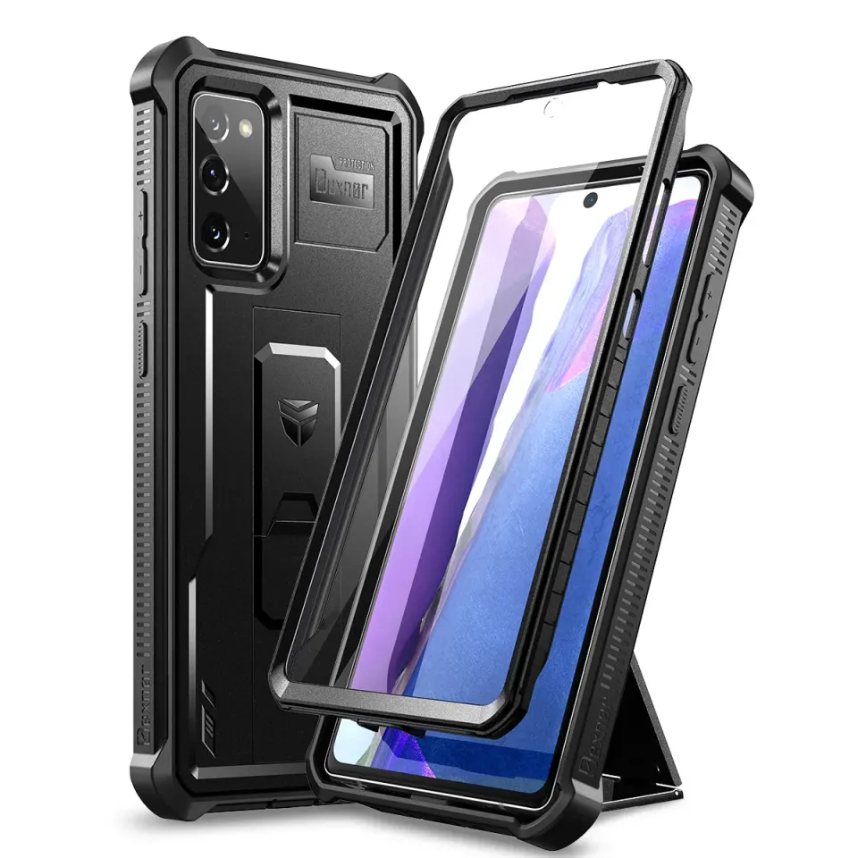 Dexnor Samsung Galaxy Note 20 cover nera con cavalletto
