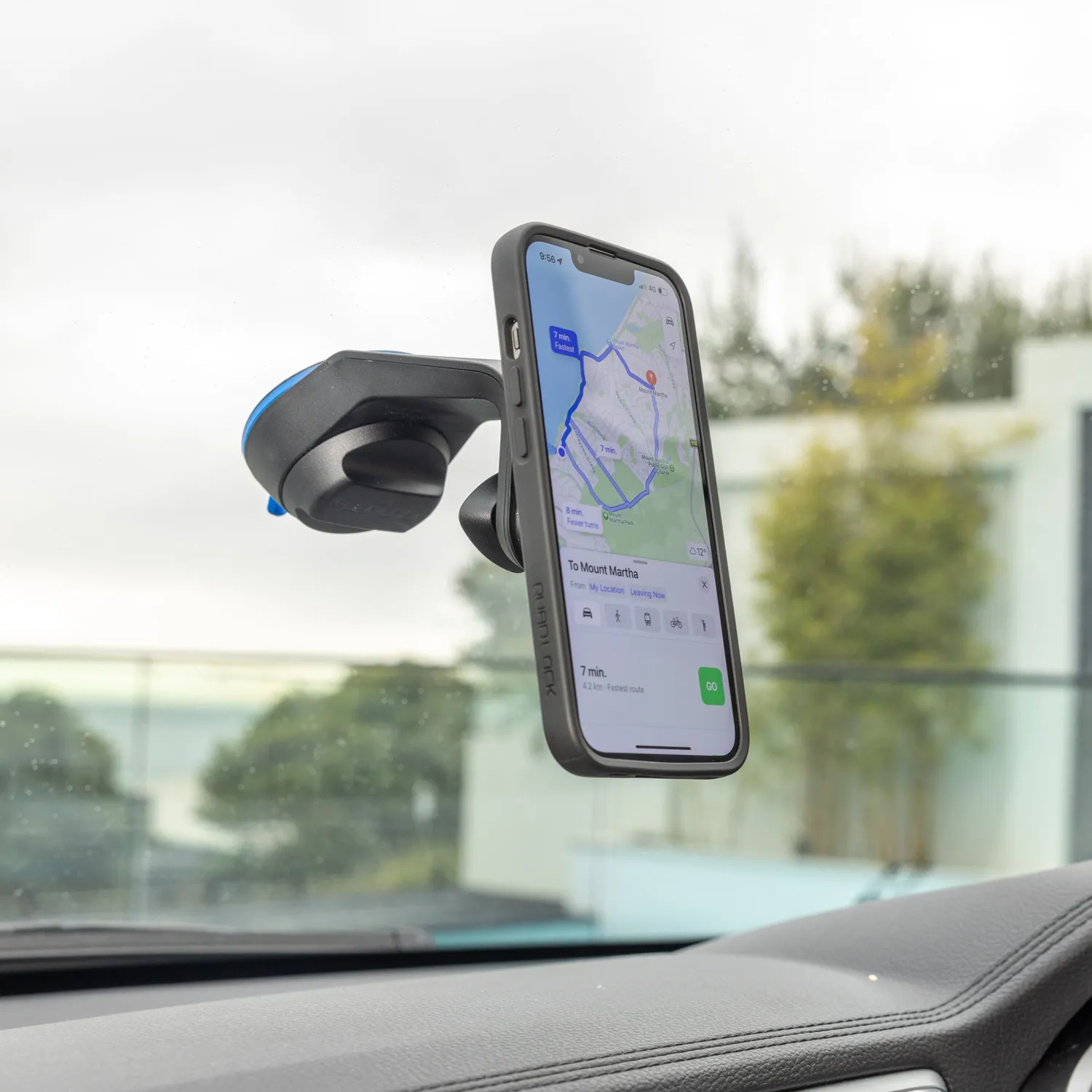 Quad Lock Auto Supporto ventosa parabrezza telefono