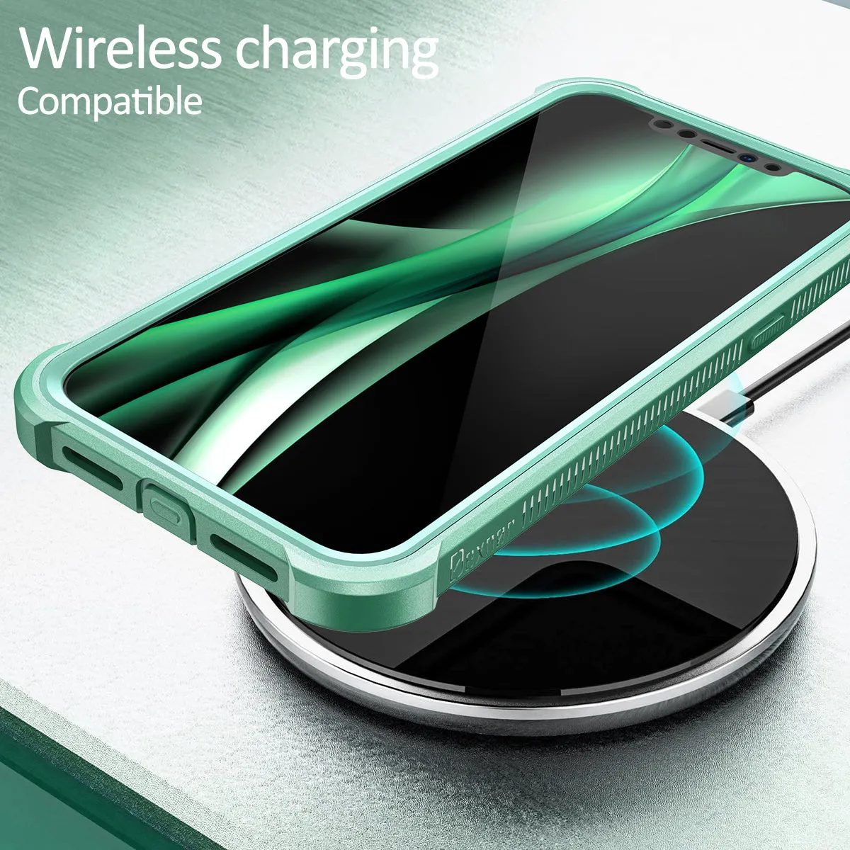 Dexnor iPhone 12 Pro Max cover verde antishock 360