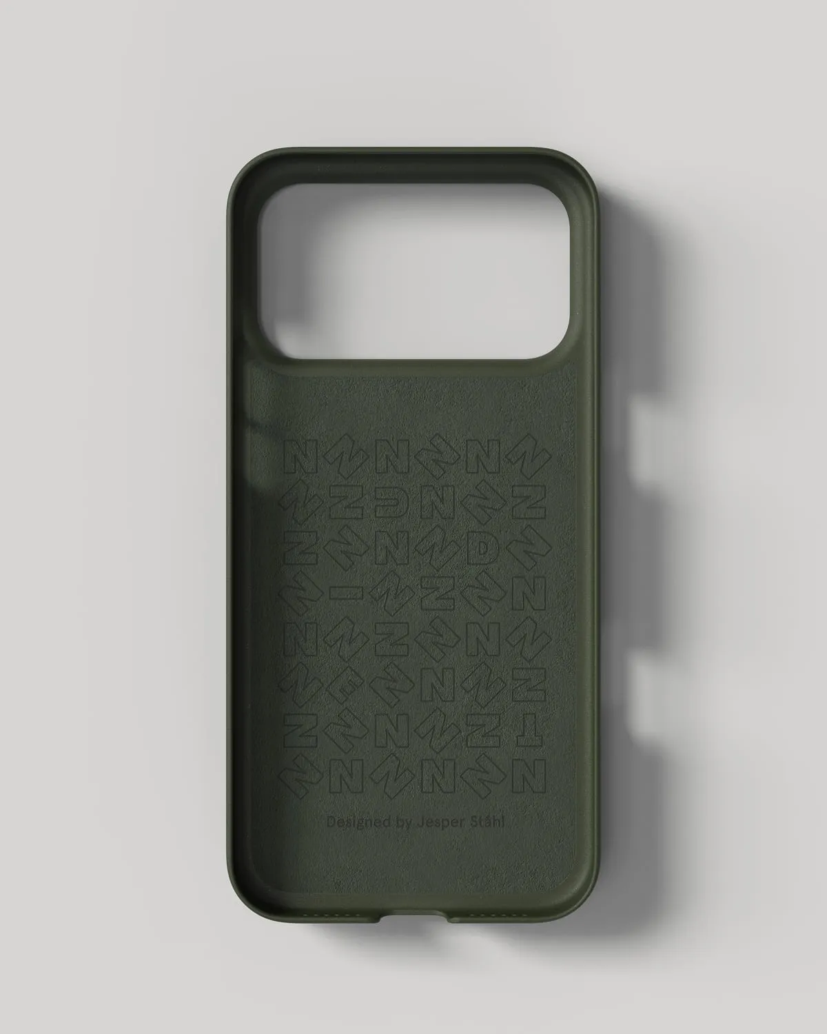 Nudient Thin Case iPhone 18 Pro Max cover Pine Green sottile