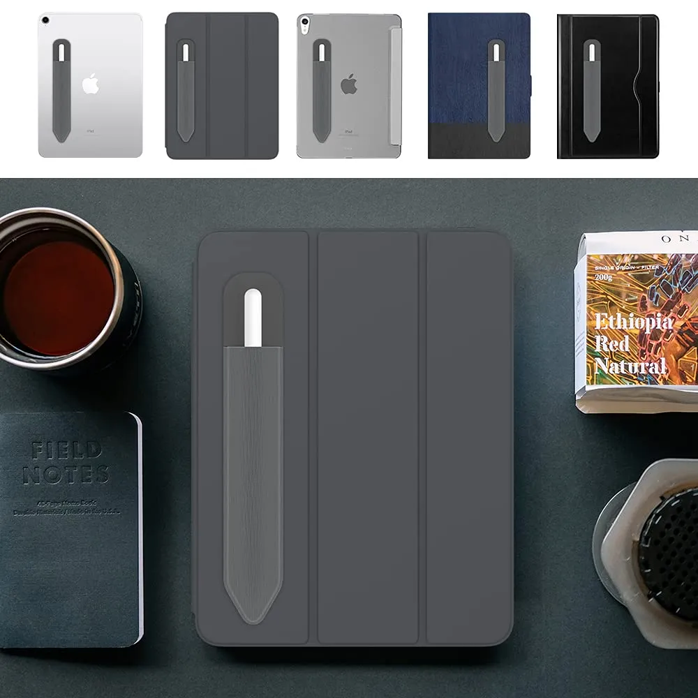 MoKo Apple Pencil Pro USB-C porta penna grigio scuro adesivo