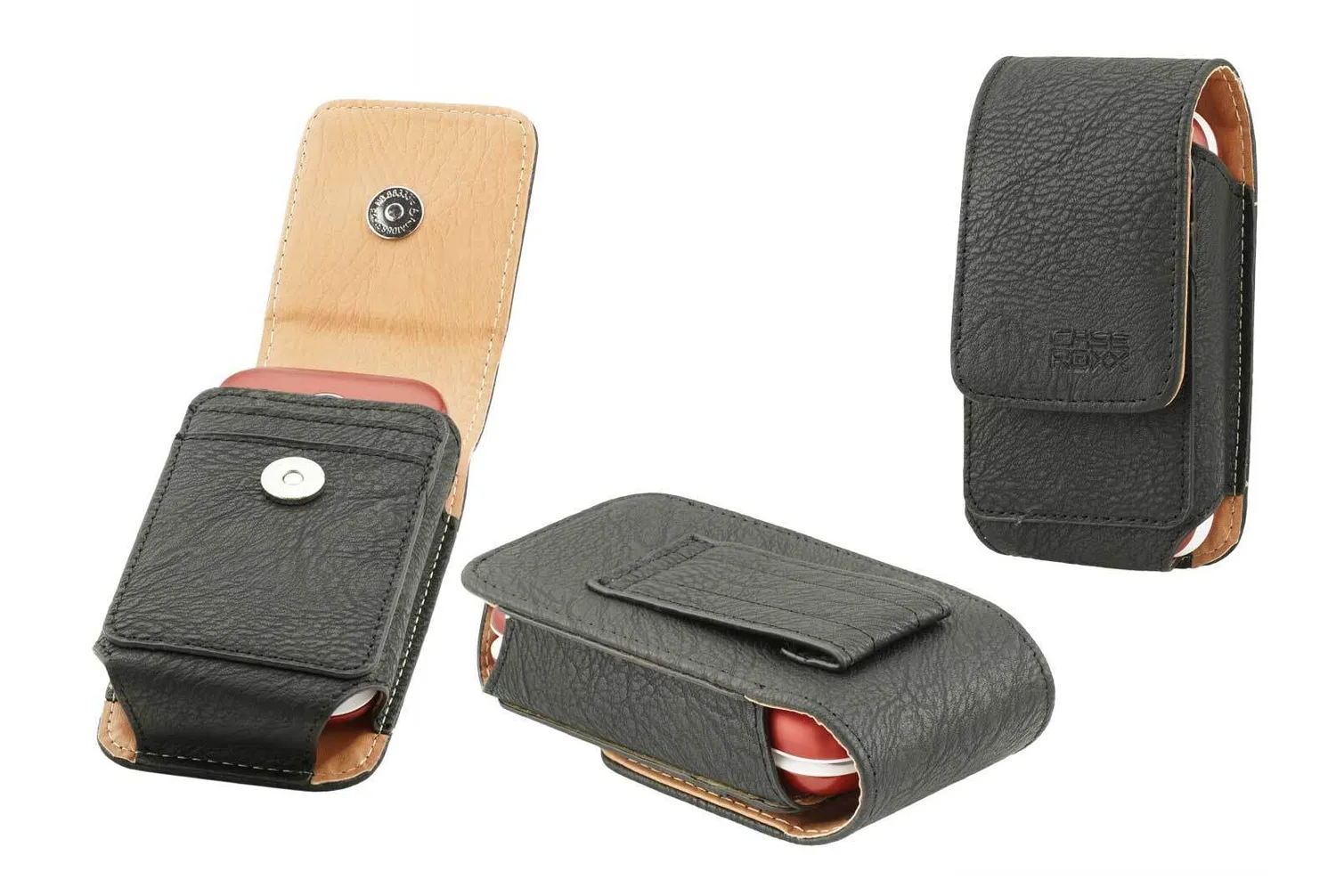 caseroxx tasca Doro 6820/6880 pelle nera cintura