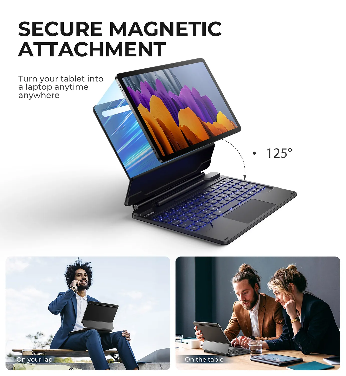 Dexnor Tab S7 S8 11 cover tastiera italiana retroilluminata