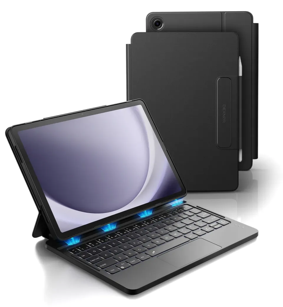 Dexnor Cover Tastiera Samsung Galaxy Tab A9+ 2023 nera IT