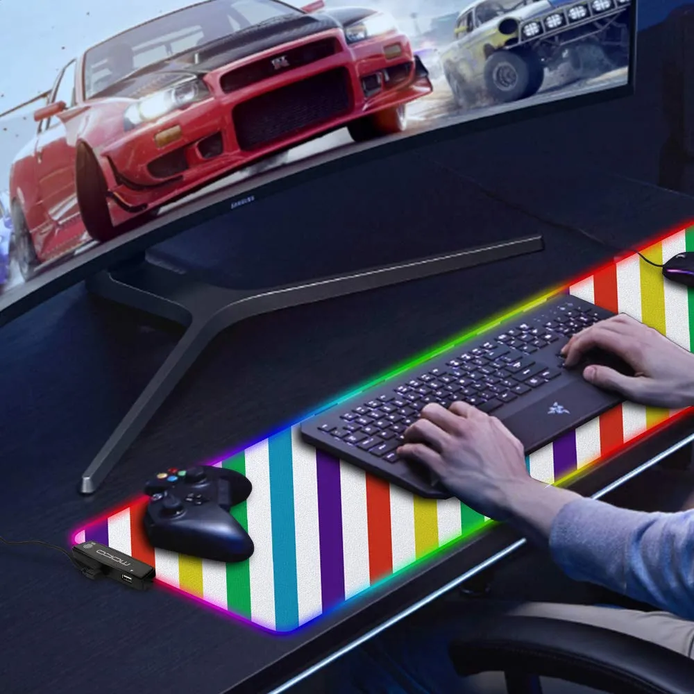 MoKo tappetino mouse gaming RGB antiscivolo impermeabile