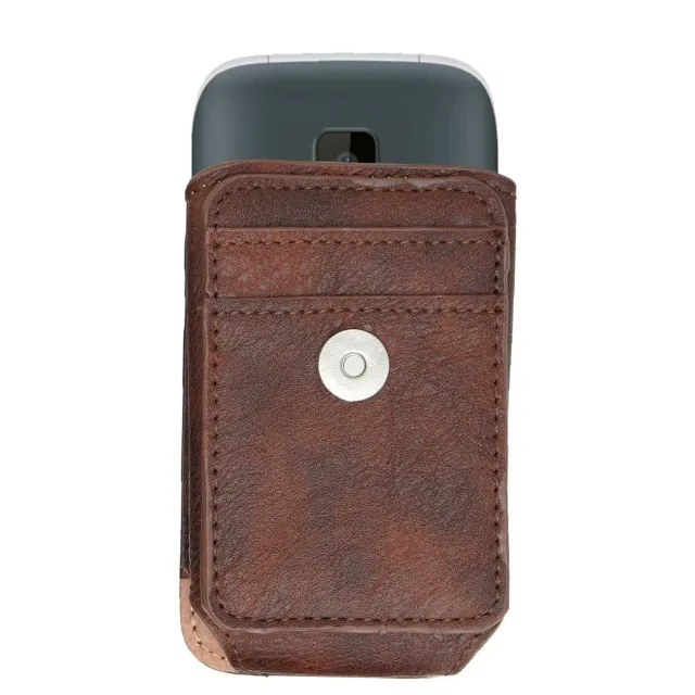 caseroxx Borsa Outdoor custodia cellulare marrone magnetica