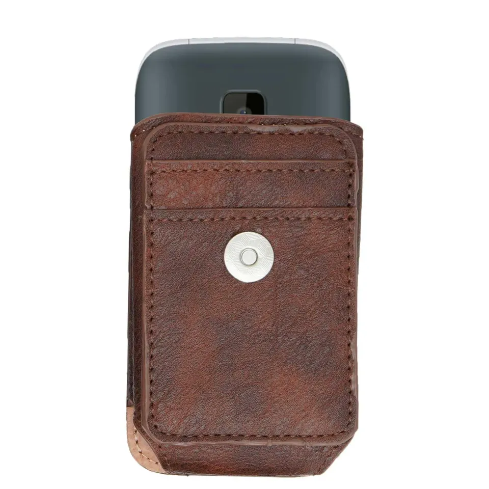 caseroxx Borsa Outdoor custodia cellulare marrone magnetica