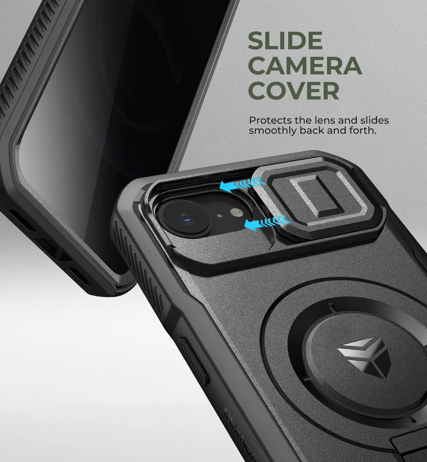 Dexnor iPhone 17e cover privacy nera MagSafe 6,1