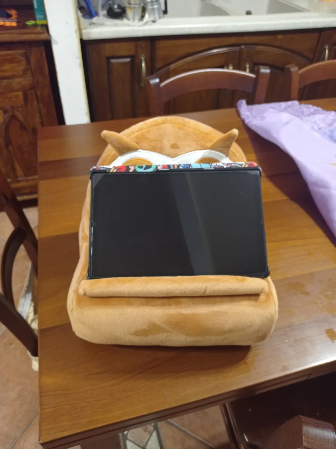 MoKo Supporto Cuscino Tablet 11" Rosso Regolabile