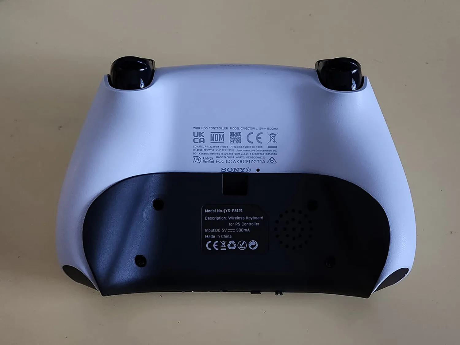 MoKo Tastiera Wireless Controller PS5 47 Tasti nero retroilluminata