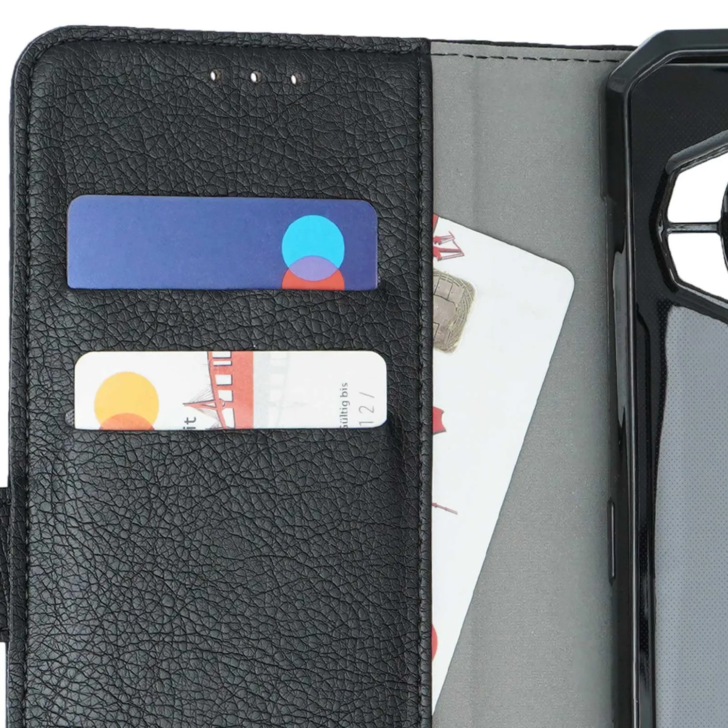 caseroxx Bookstyle cover Doogee S200 S200X Plus nera wallet