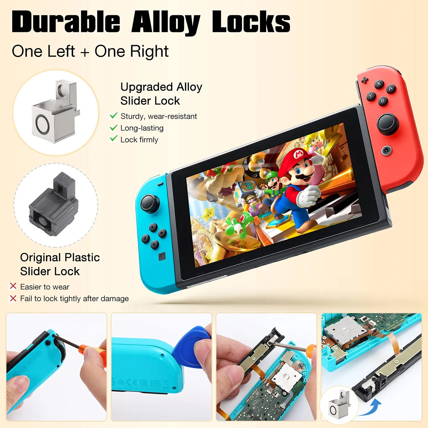 MoKo Switch kit riparazione joystick 24 pezzi drift