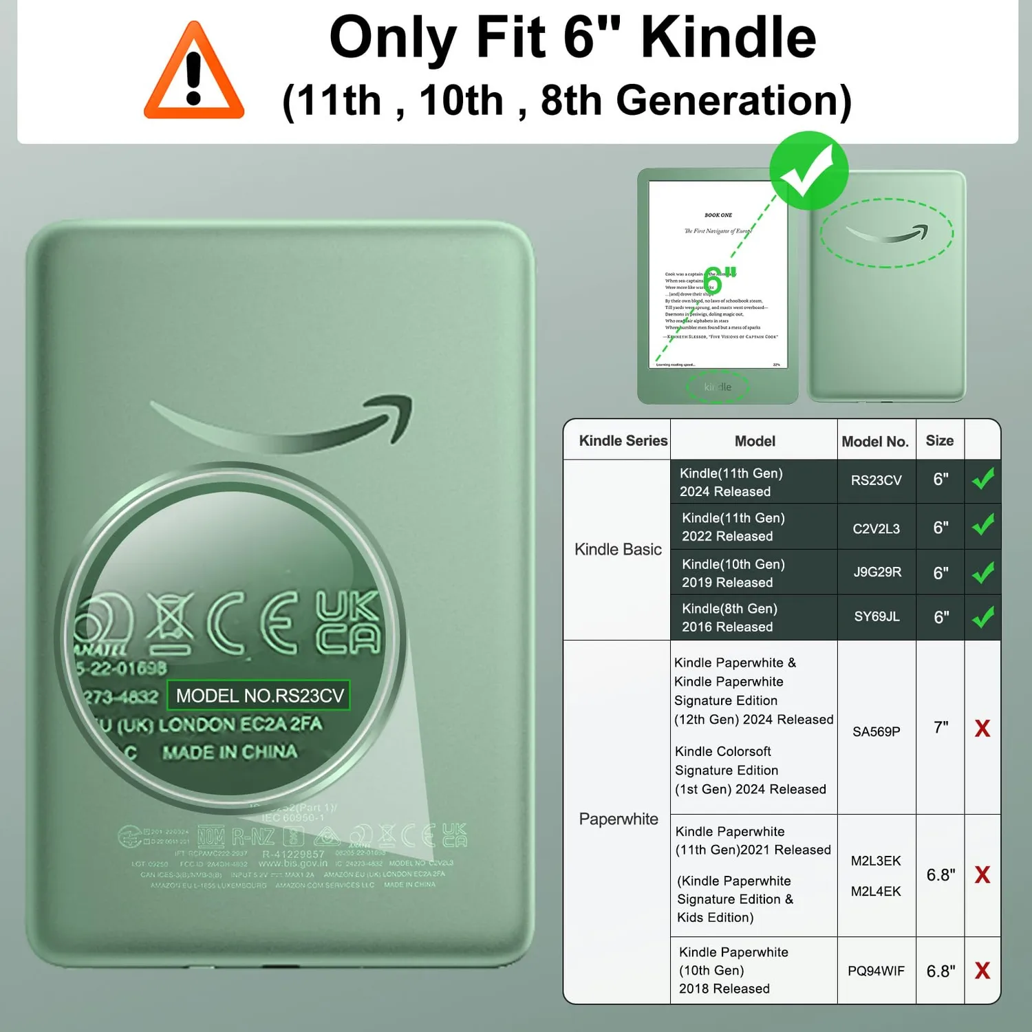 MoKo Pellicola Anti-Riflesso Kindle 11ª Gen 6" 2 Pezzi opaca