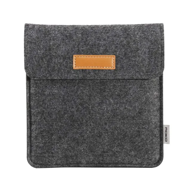 MoKo Kindle Oasis custodia feltro grigio scuro portafoglio