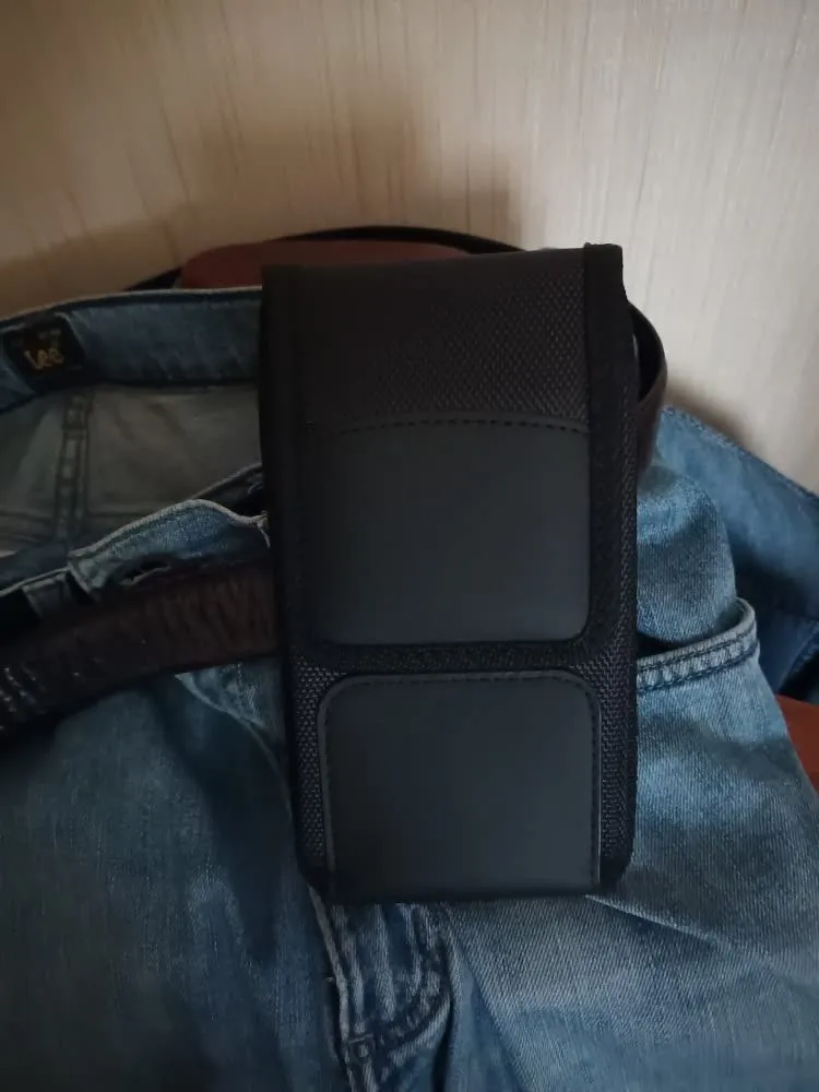 MoKo Fondina Cellulare Nylon nera 6,7 pollici cintura