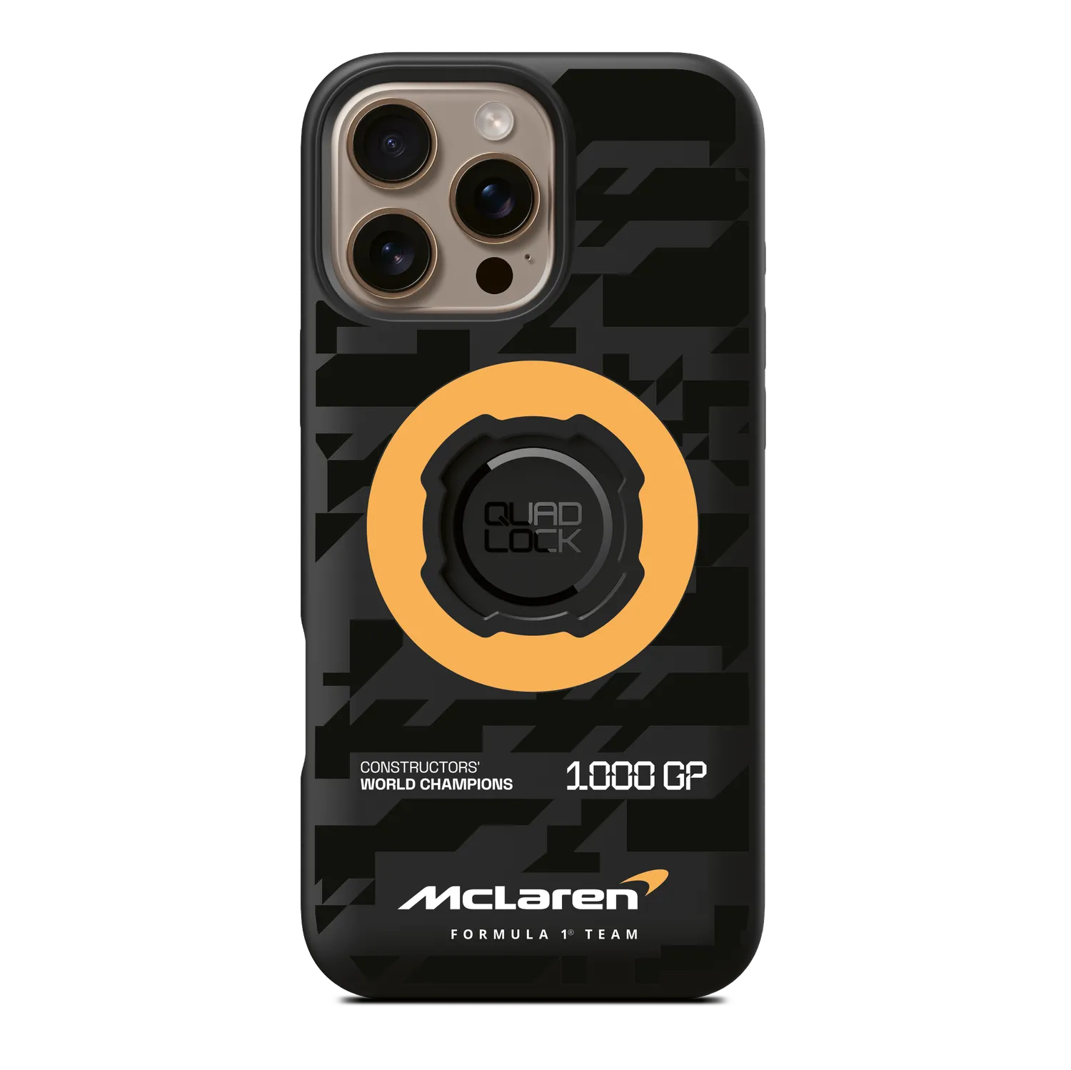 Quad Lock MAG McLaren 2026 custodia iPhone 17 Pro Max antiurto