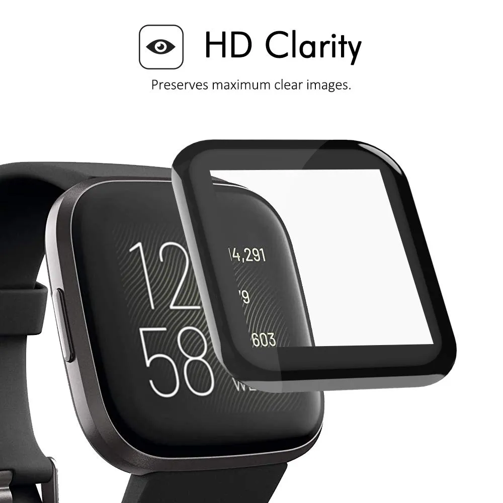MoKo Pellicola Fitbit Versa 2 Nero 2 Pezzi Touch 9H